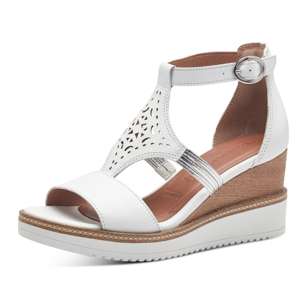 detail Dámské sandály TAMARIS 28214-42-100 bílá S4