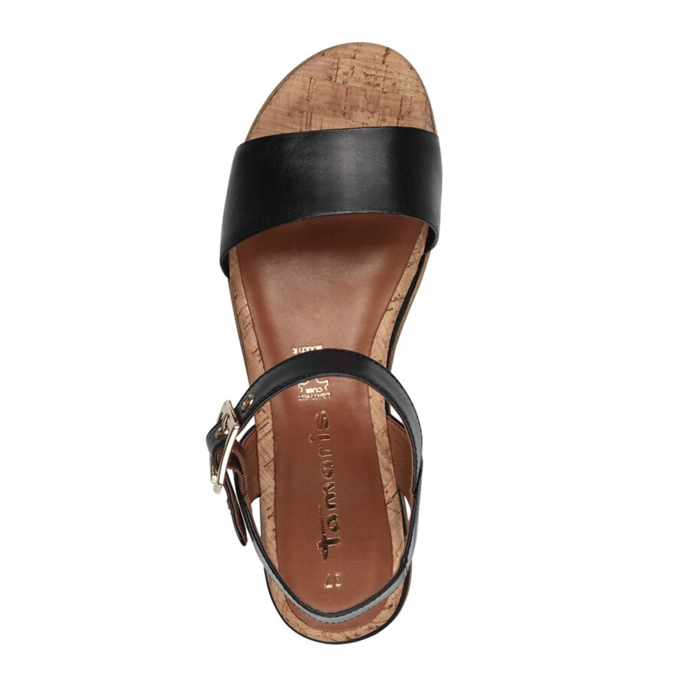 detail Dámské sandály TAMARIS 28222-42-001 černá S5