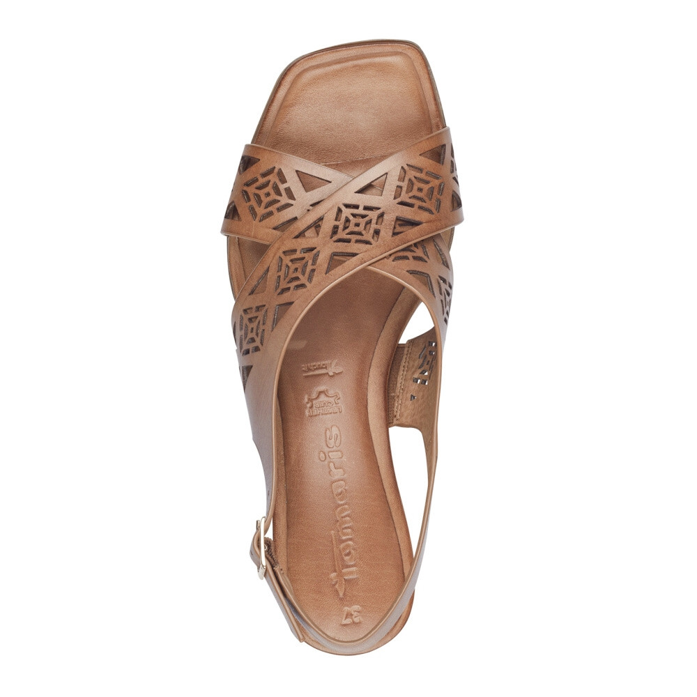 detail Dámské sandály TAMARIS 28252-42-440 hnědá S5