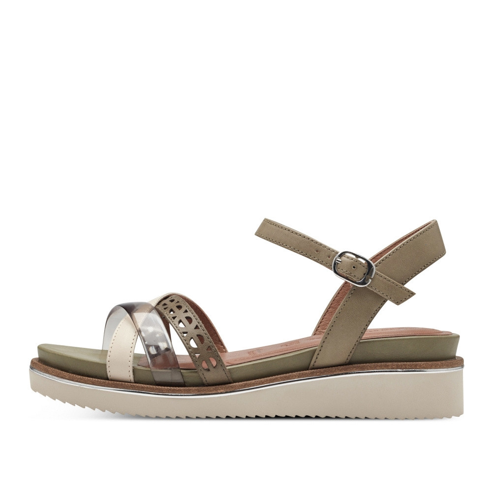 detail Dámské sandály TAMARIS 28255-42-771 zelená S4