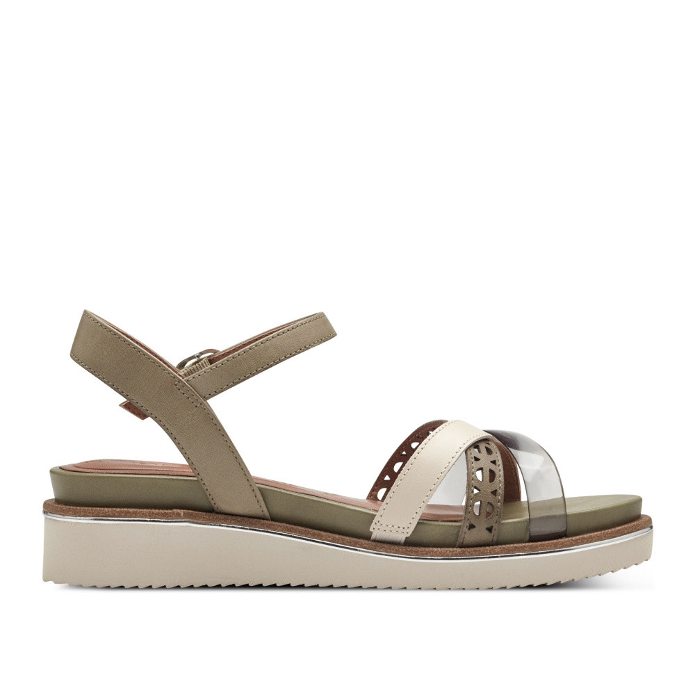 detail Dámské sandály TAMARIS 28255-42-771 zelená S4