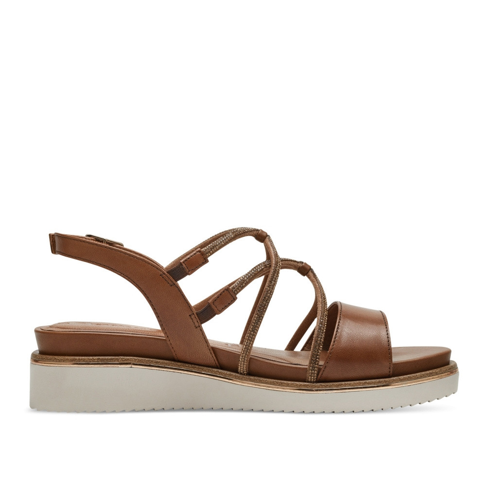 detail Dámské sandály TAMARIS 28257-42-440 hnědá S4