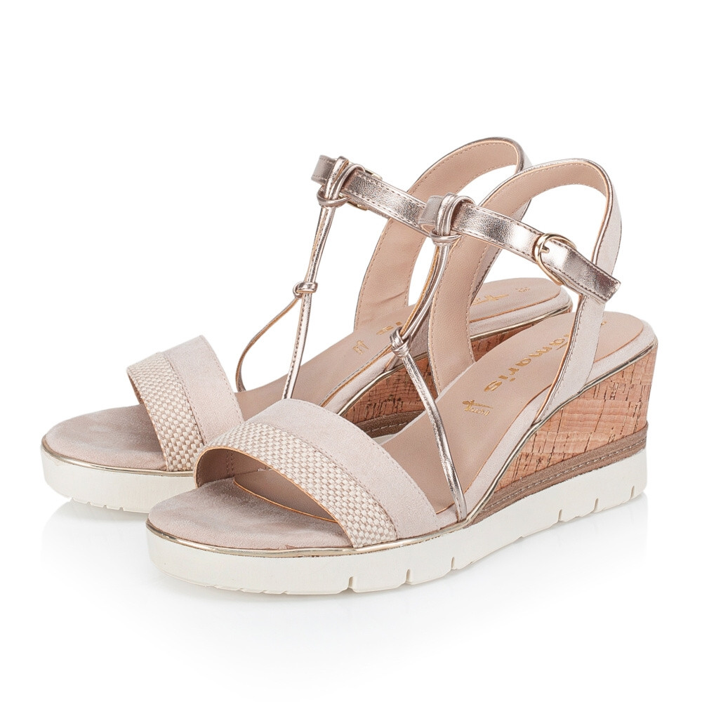 detail Dámské sandály TAMARIS 28361-42-402 béžová S5