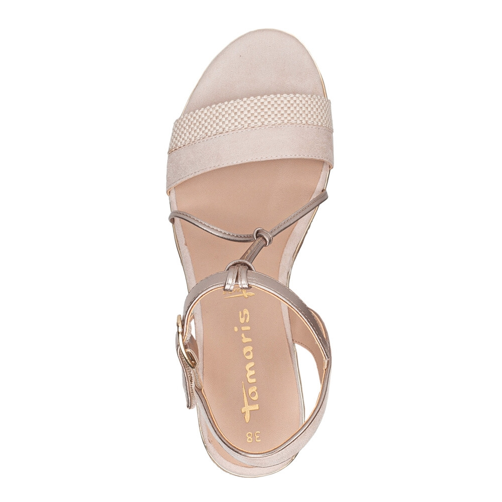 detail Dámské sandály TAMARIS 28361-42-402 béžová S5