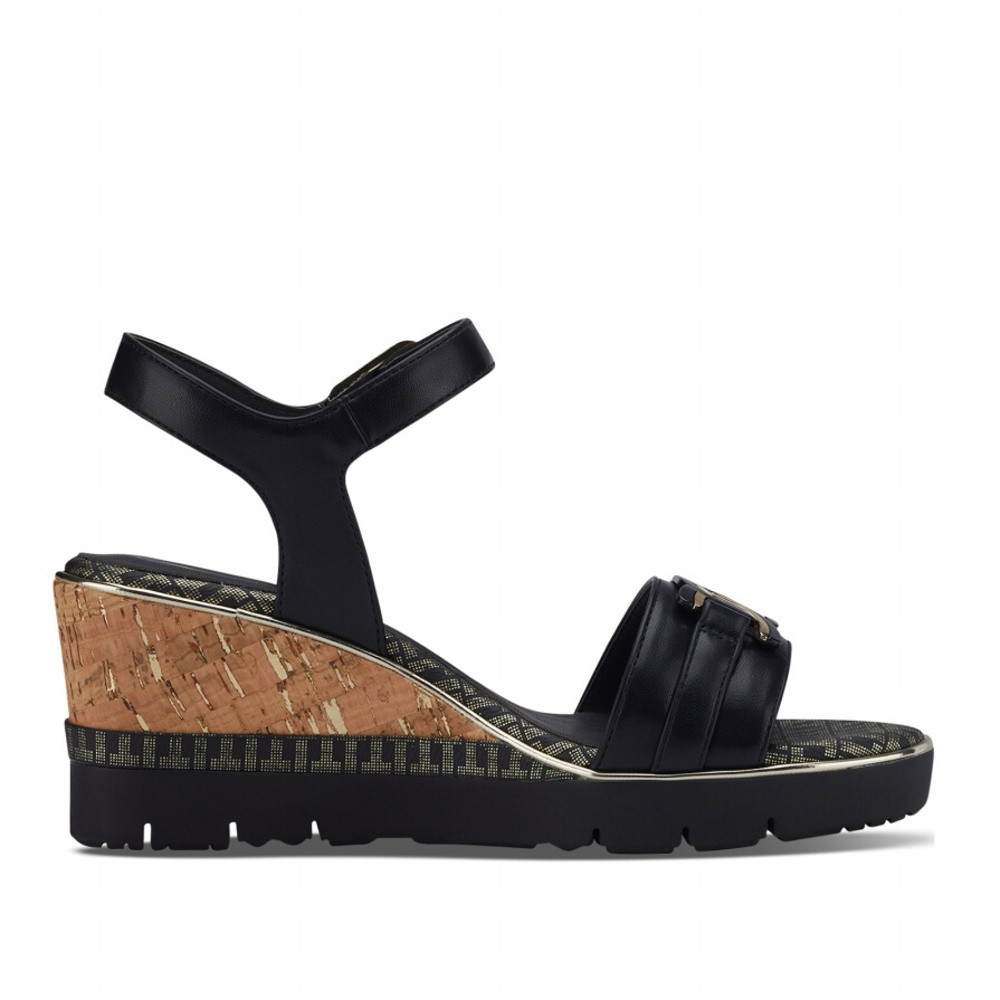 detail Dámské sandály TAMARIS 28702-42-001 černá S5