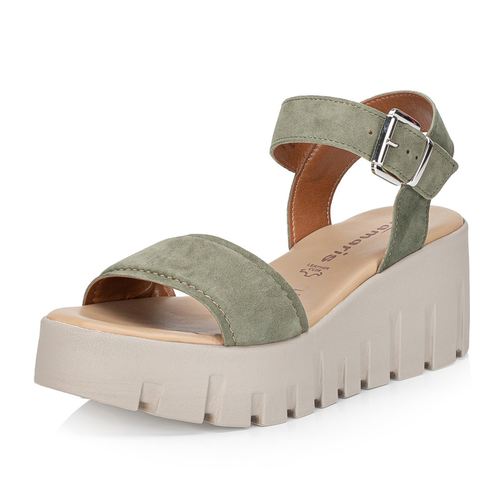 detail Dámské sandály TAMARIS 28712-42-744 zelená S4