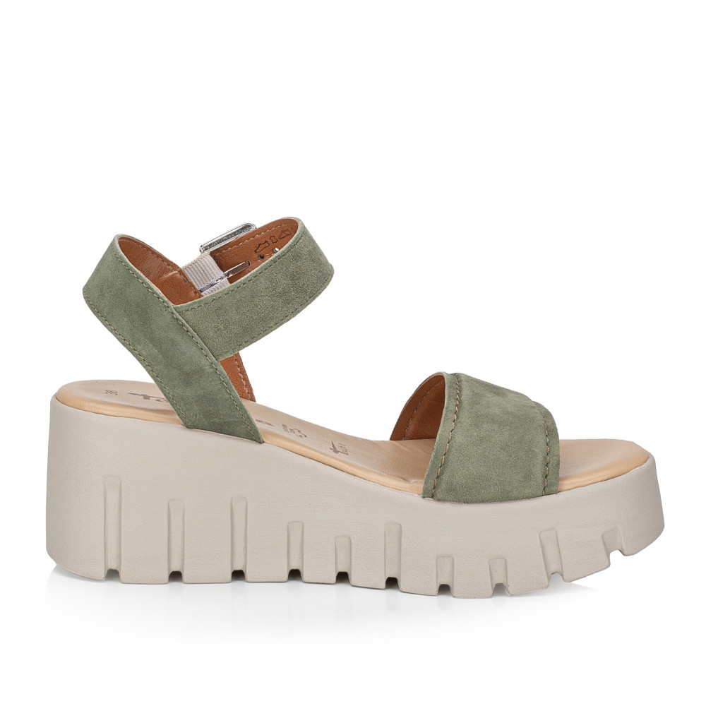 detail Dámské sandály TAMARIS 28712-42-744 zelená S4