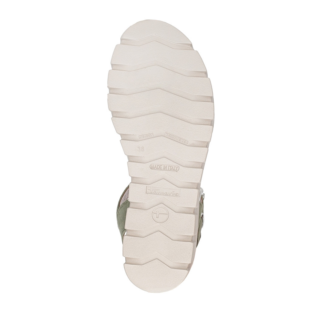 detail Dámské sandály TAMARIS 28712-42-744 zelená S4