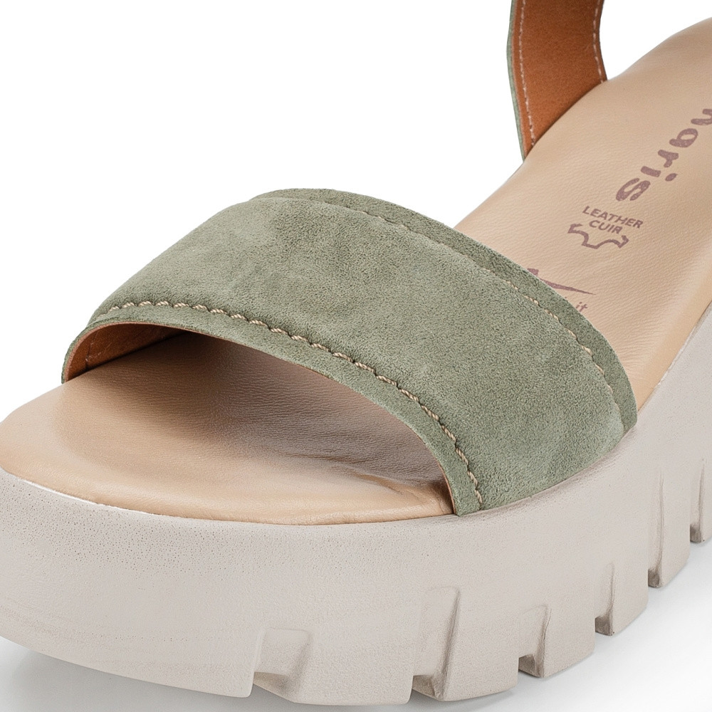 detail Dámské sandály TAMARIS 28712-42-744 zelená S4