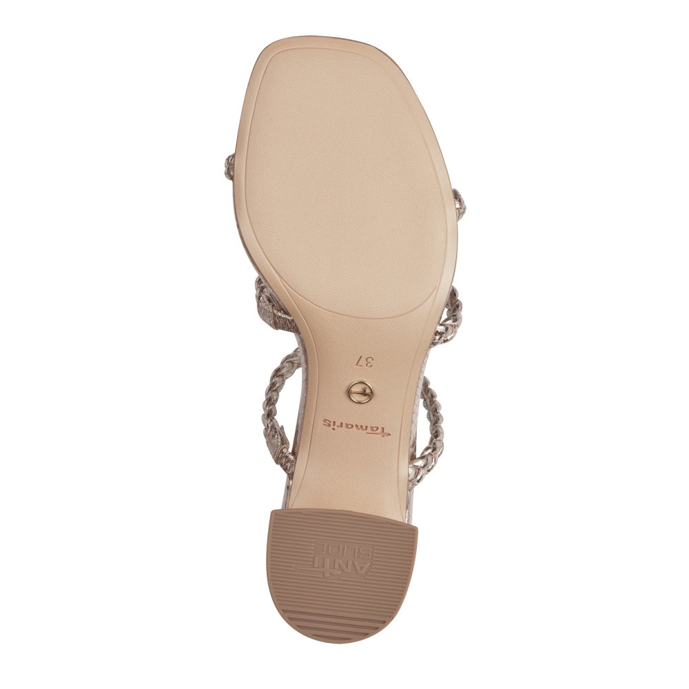 detail Dámské nazouváky TAMARIS 27234-42-943 zlatá S4