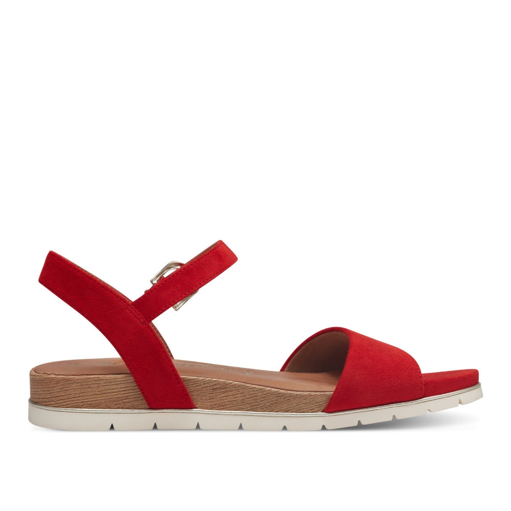detail Dámské sandály TAMARIS 28166-42-500 červená S4