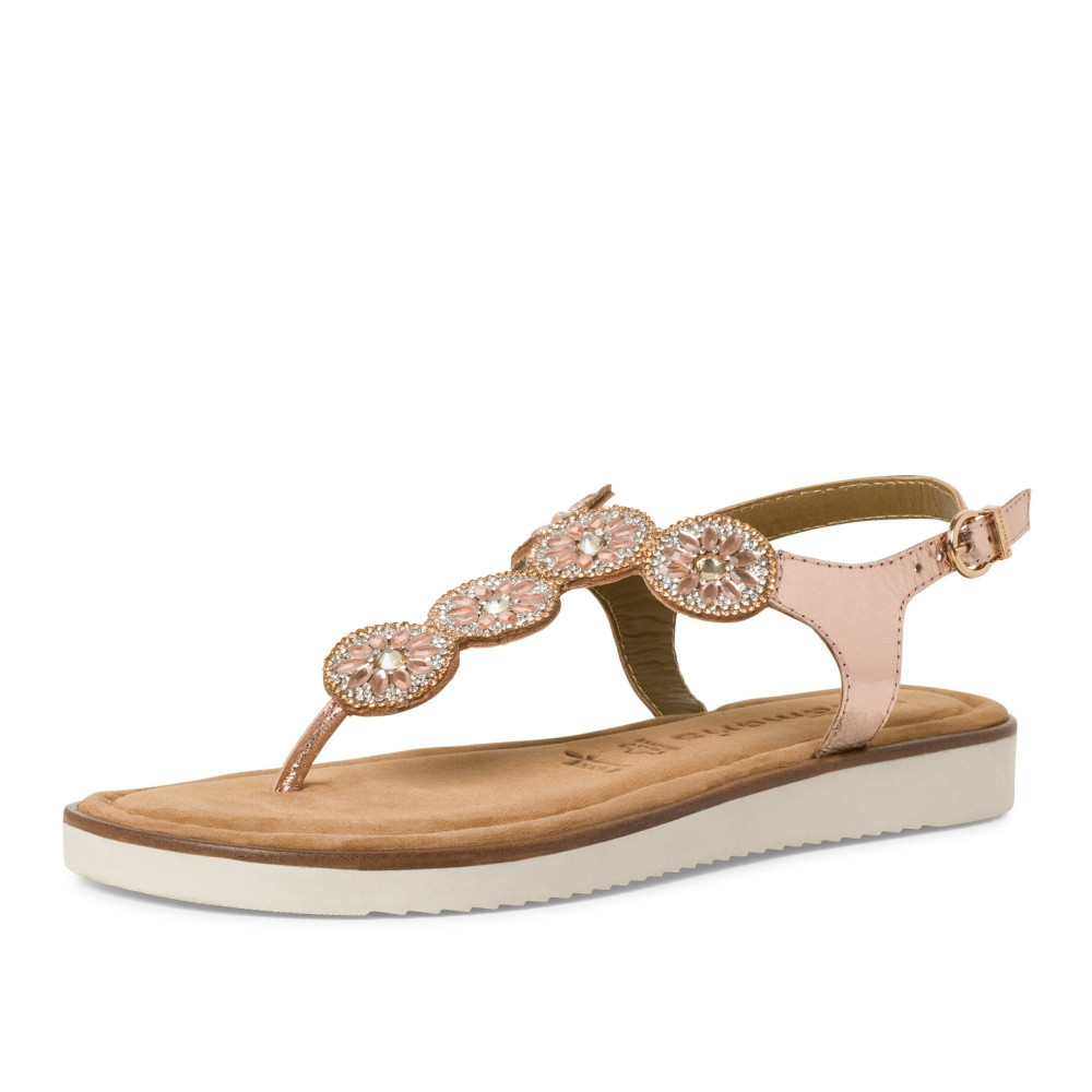 detail Dámské sandály TAMARIS 28602-42-952 zlatá S5