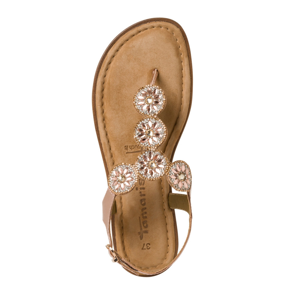 detail Dámské sandály TAMARIS 28602-42-952 zlatá S5