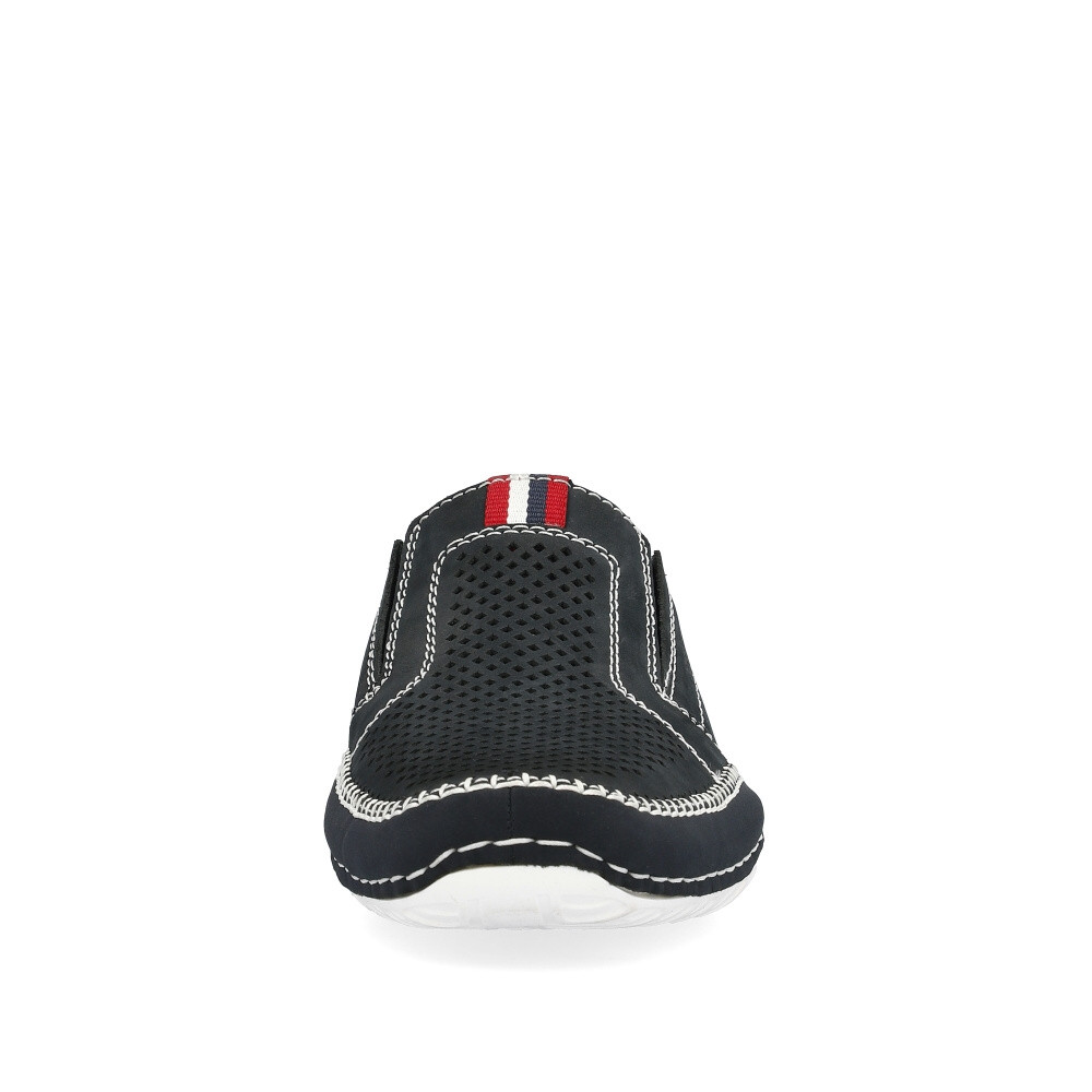 detail Pánské mokasíny RIEKER 06351-14 modrá S4