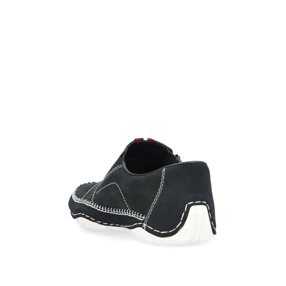 detail Pánské mokasíny RIEKER 06351-14 modrá S4