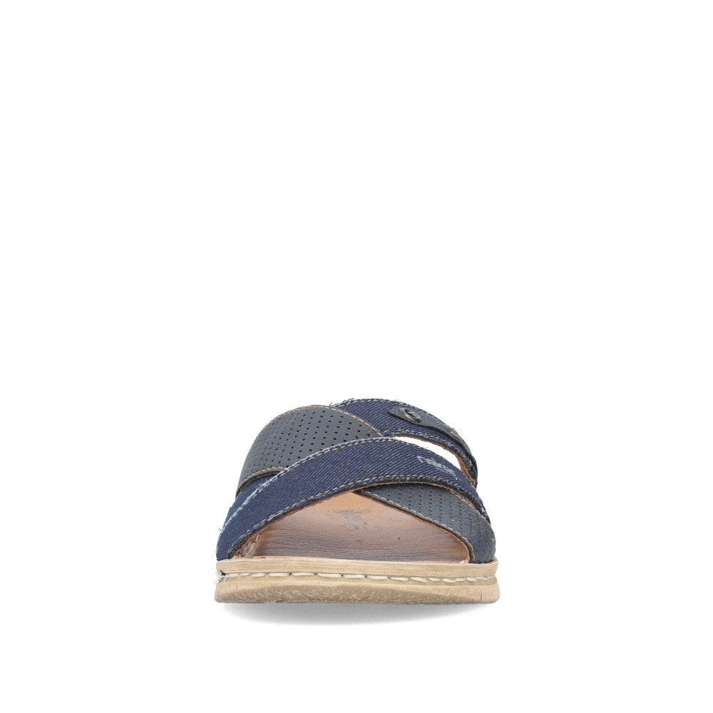 detail Pánské nazouváky RIEKER 21384-14 modrá S4