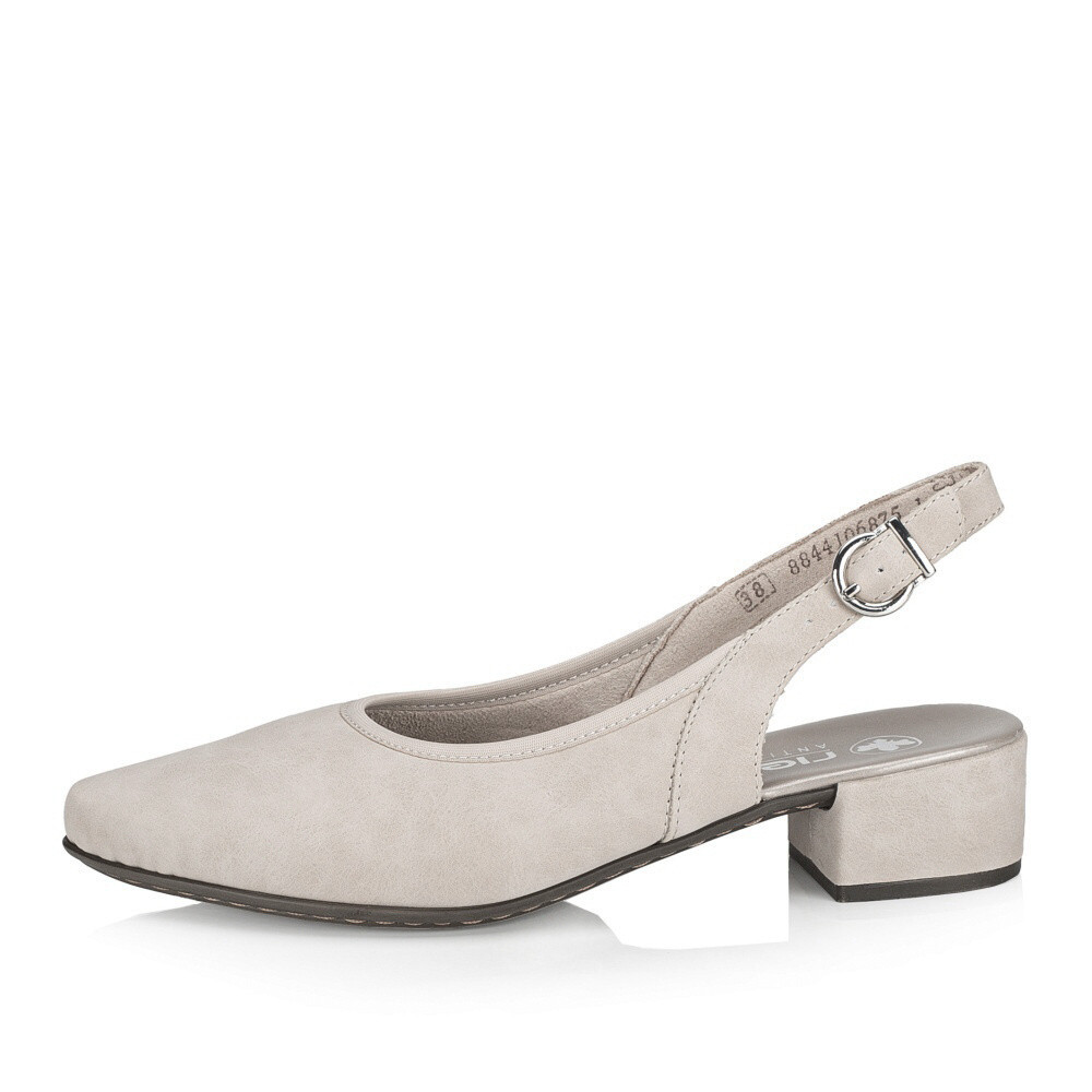 detail Dámské lodičky RIEKER 47060-62 béžová S5