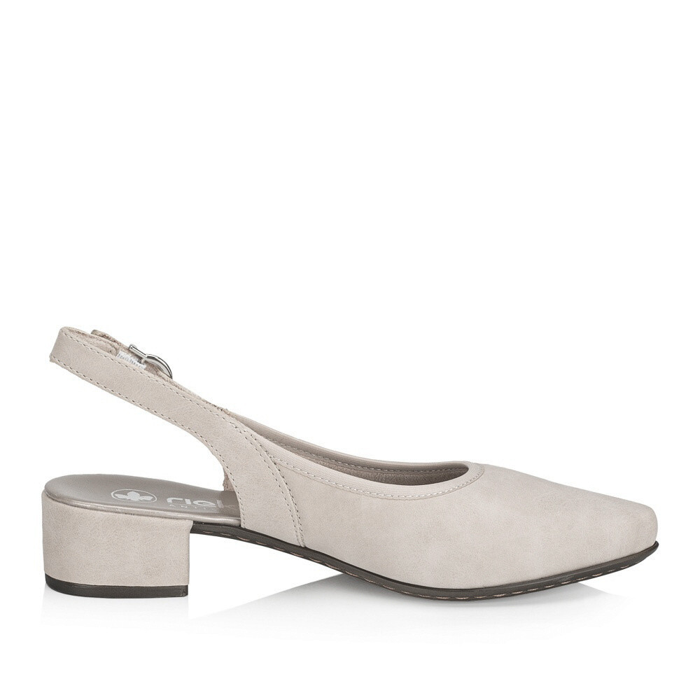 detail Dámské lodičky RIEKER 47060-62 béžová S5