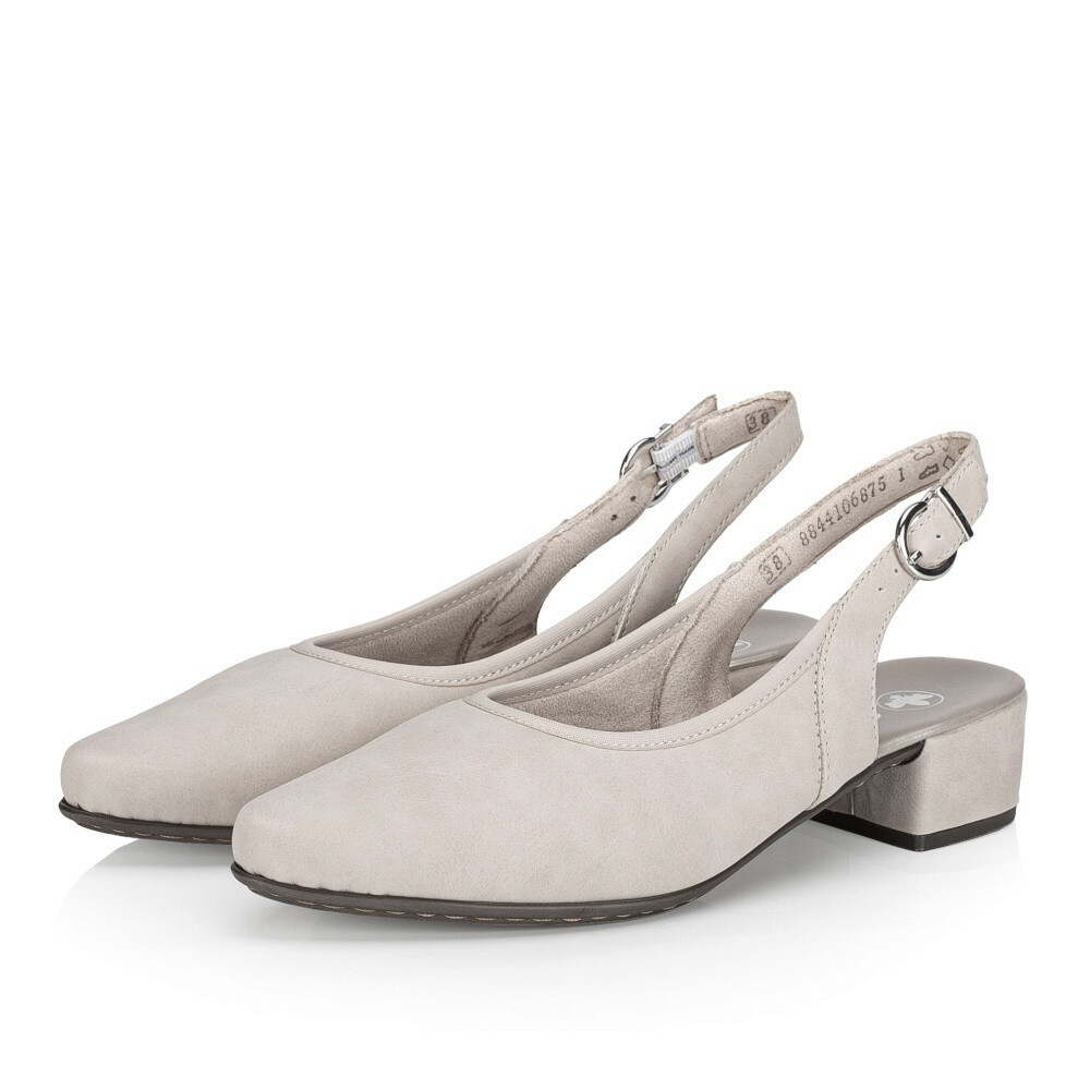 detail Dámské lodičky RIEKER 47060-62 béžová S5