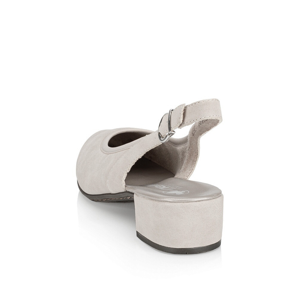 detail Dámské lodičky RIEKER 47060-62 béžová S5