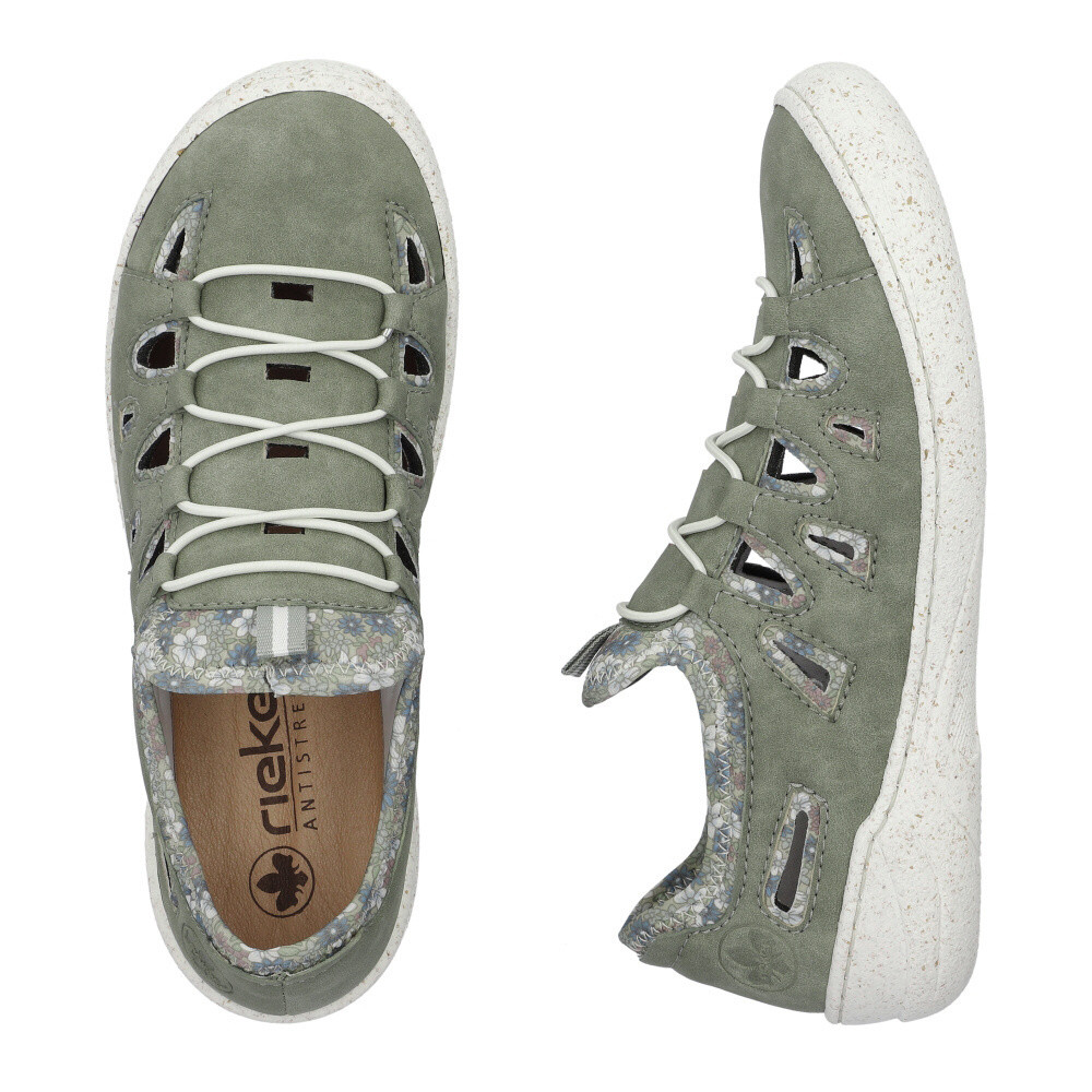 detail Dámské tenisky RIEKER 54551-52 zelená S5