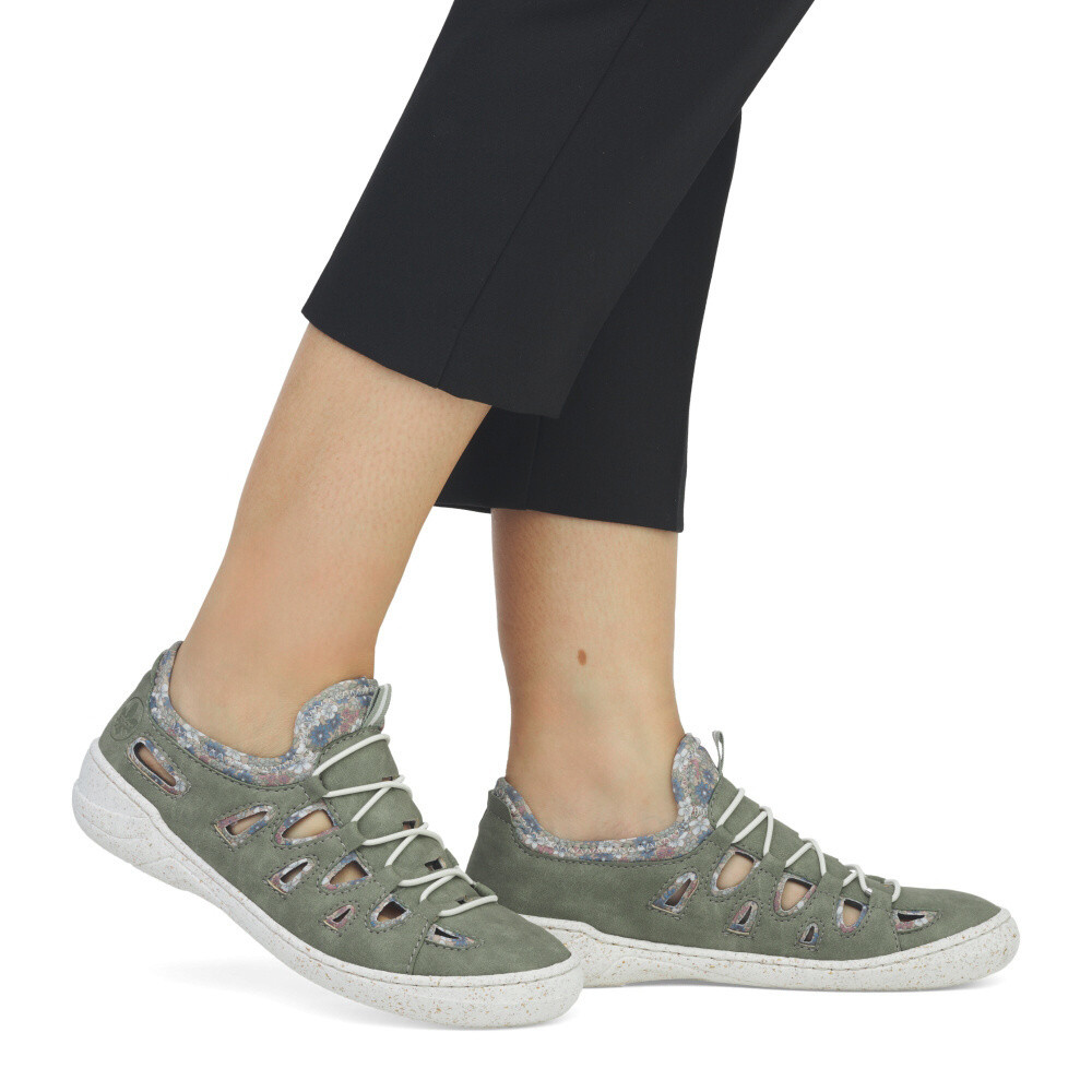 detail Dámské tenisky RIEKER 54551-52 zelená S5