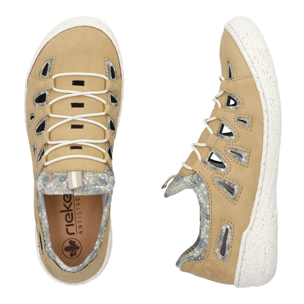 detail Dámské tenisky RIEKER 54551-61 béžová S4