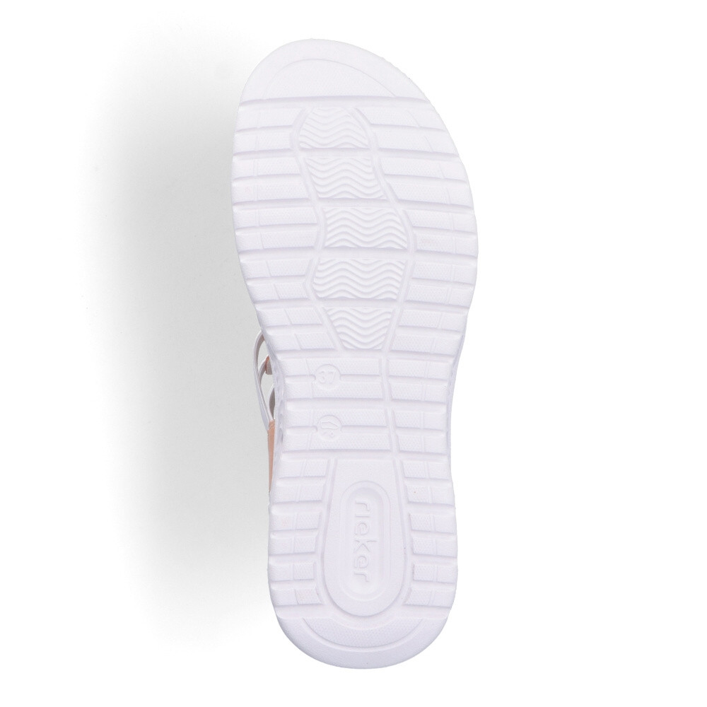 detail Dámské sandály RIEKER 64051-38 oranžová S4