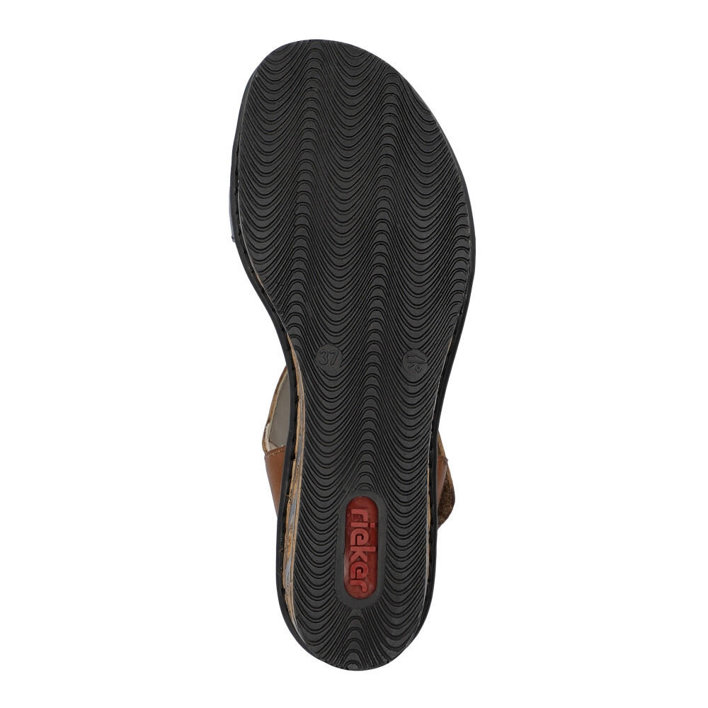 detail Dámské sandály RIEKER 68198-12 modrá S4