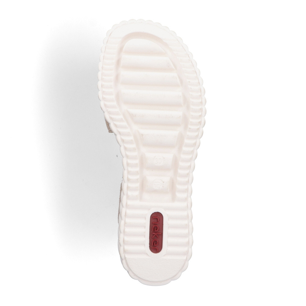 detail Dámské sandály RIEKER 69157-90 béžová S4