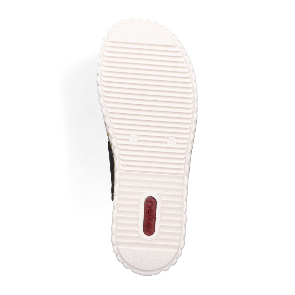 detail Dámské sandály RIEKER 69289-00 černá S4