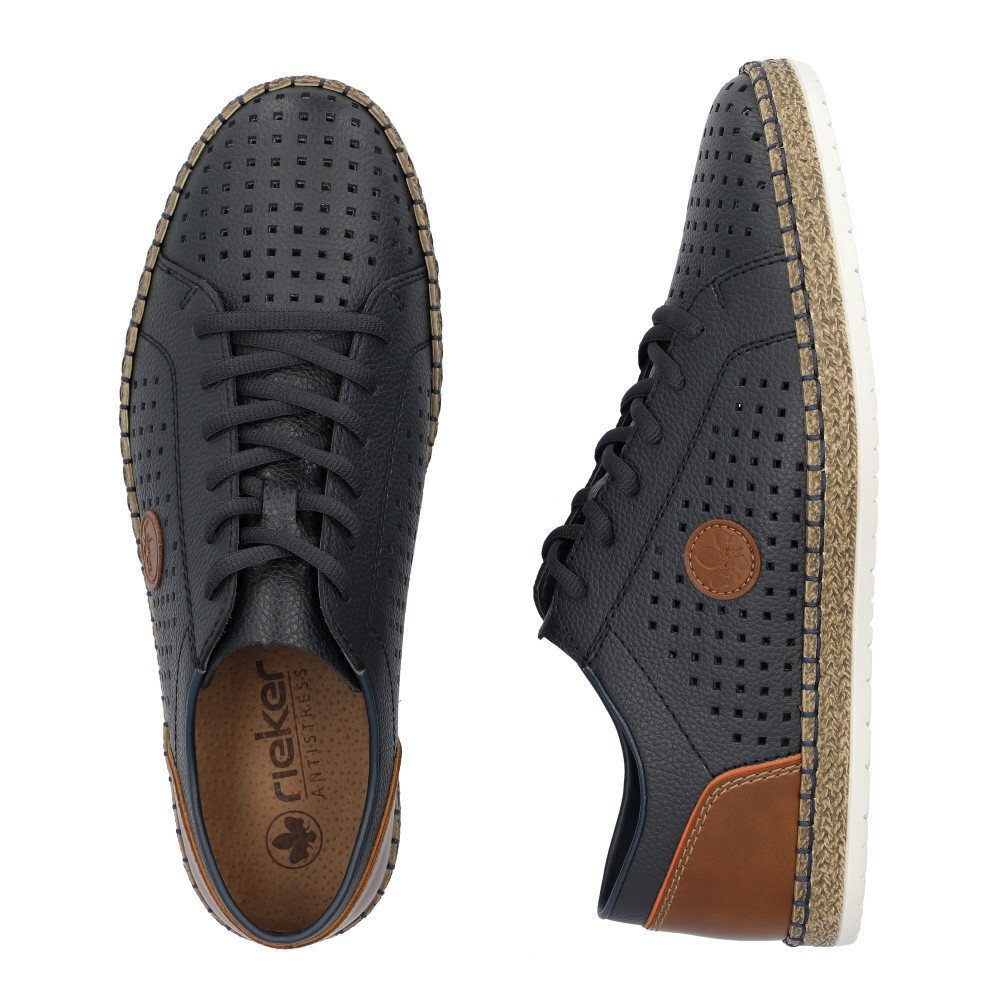 detail Pánské polobotky RIEKER B5213-15 modrá S4