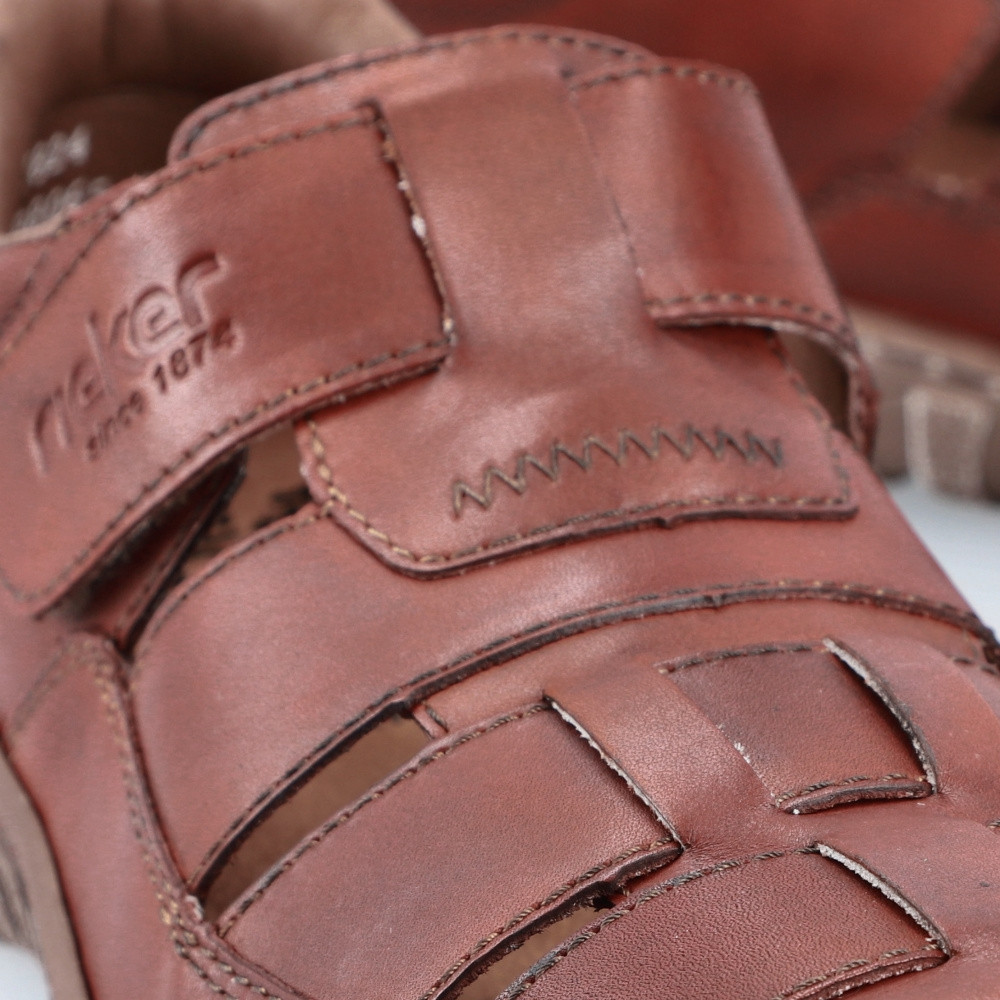 detail Pánské polobotky RIEKER 03578-24 hnědá S5