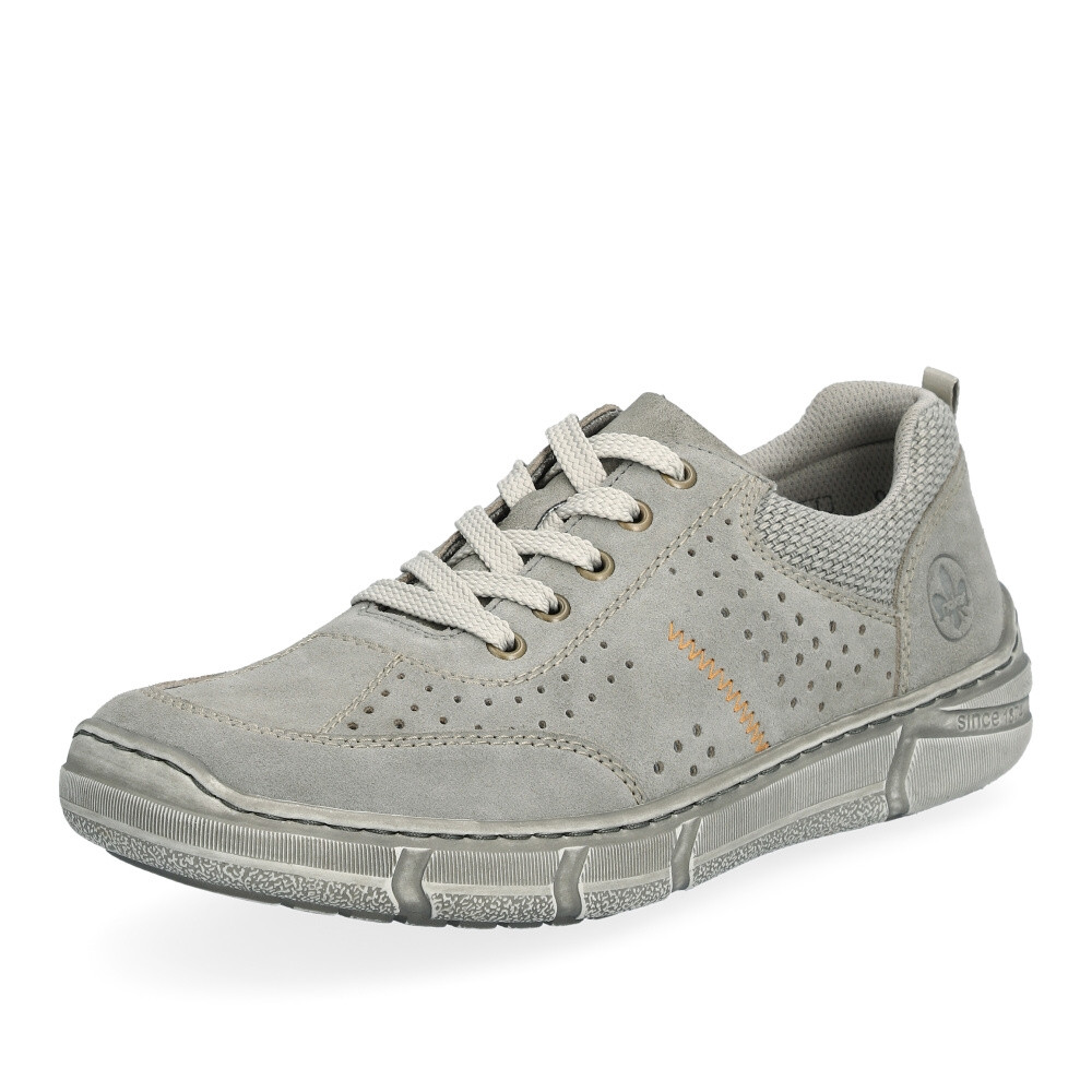 detail Pánske poltopánky RIEKER 04001-42 sivá S4