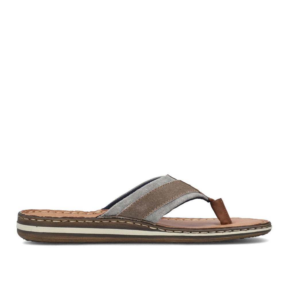 detail Pánske žabky RIEKER 21095-42 sivá S5