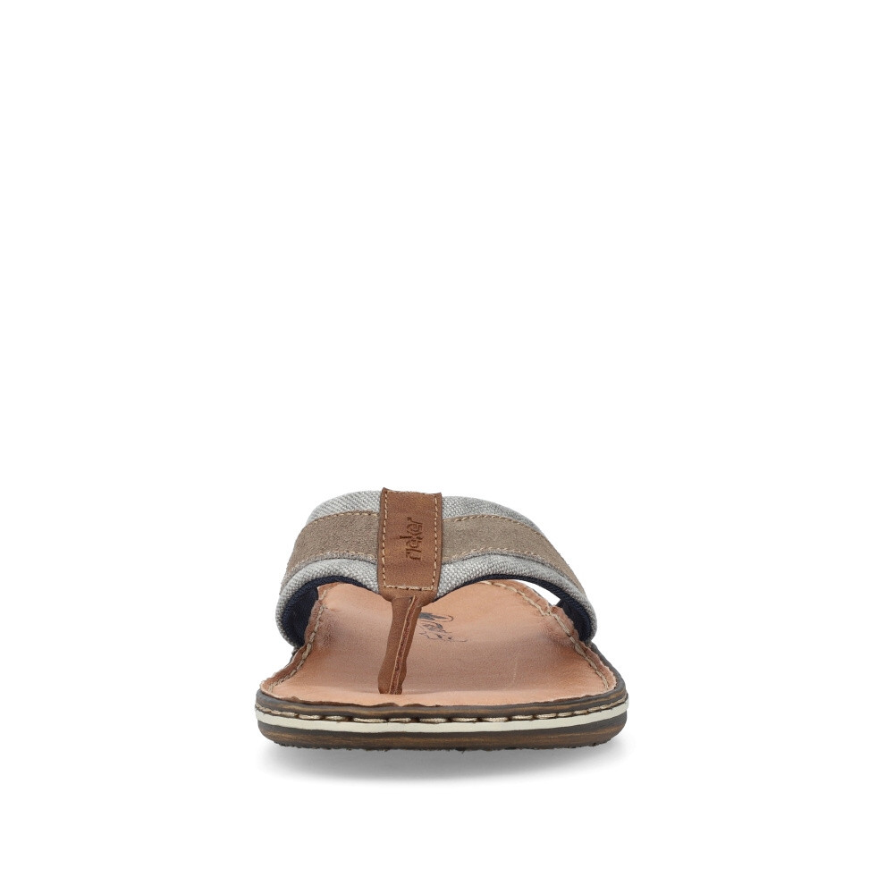 detail Pánske žabky RIEKER 21095-42 sivá S5