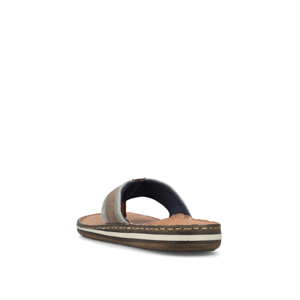 detail Pánske žabky RIEKER 21095-42 sivá S5