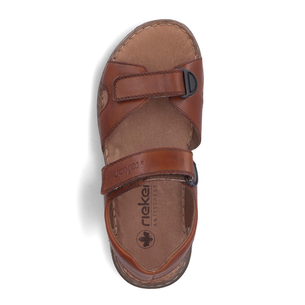 detail Pánské sandály RIEKER 21461-24 hnědá S5