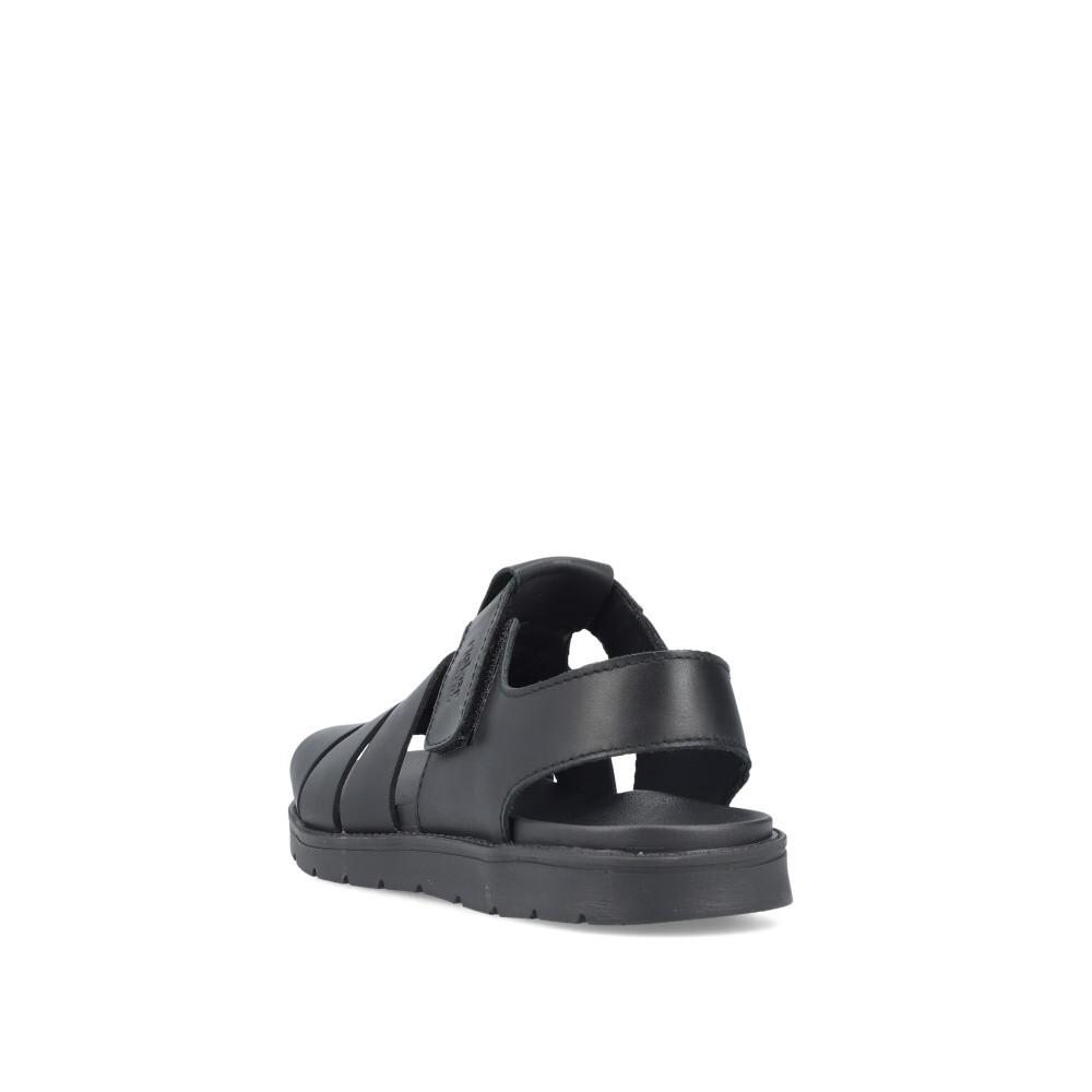 detail Pánské sandály RIEKER 24262-00 černá S4