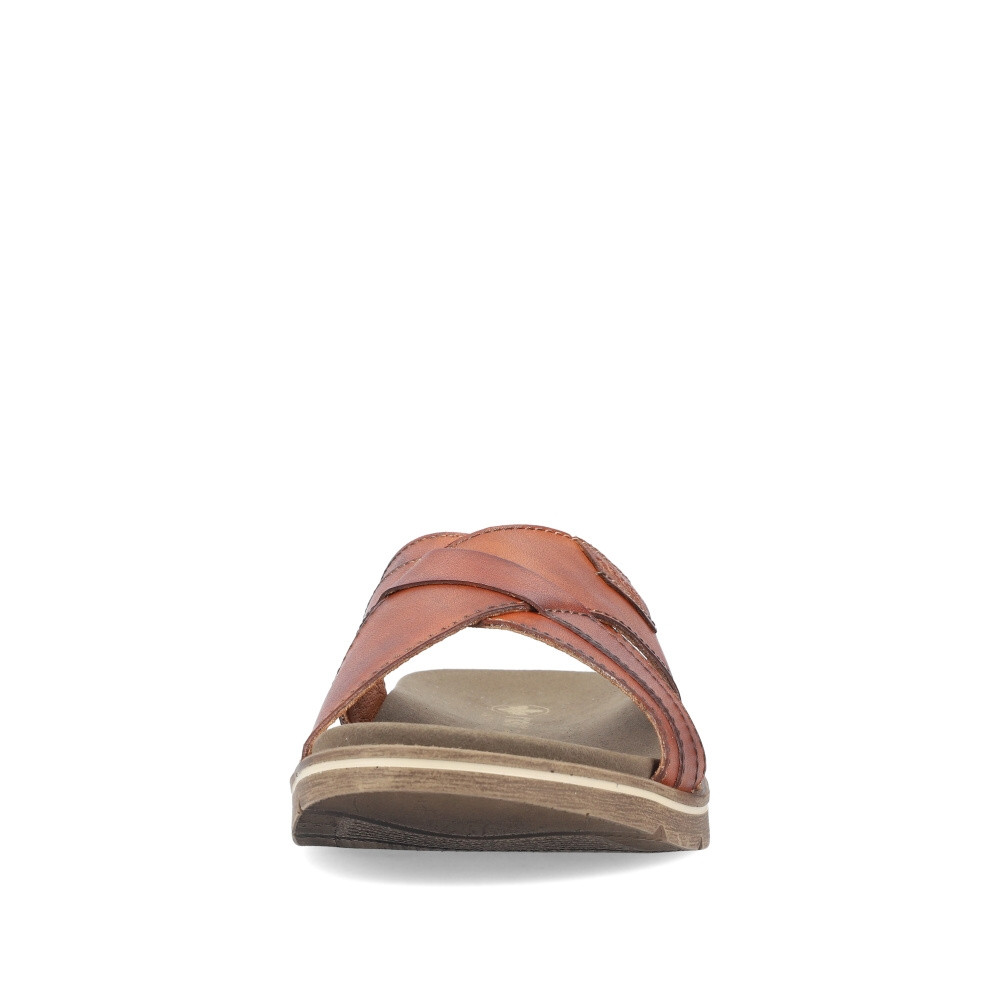 detail Pánské nazouváky RIEKER 24393-24 hnědá S4