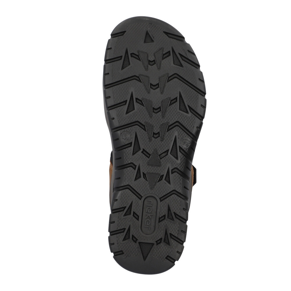 detail Pánské sandály RIEKER 26955-24 hnědá S6