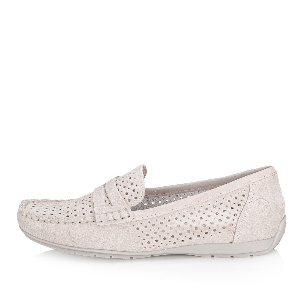 detail Dámské mokasíny RIEKER 40263-31 růžová S4