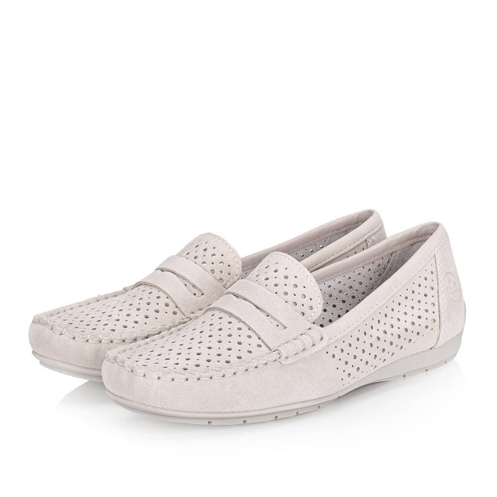 detail Dámské mokasíny RIEKER 40263-31 růžová S4