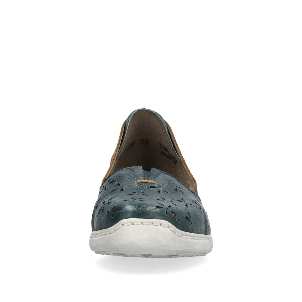 detail Dámské baleríny RIEKER 41356-13 modrá S4