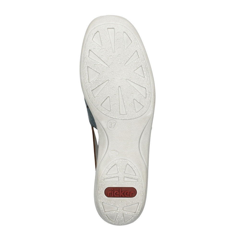 detail Dámské baleríny RIEKER 41356-13 modrá S4