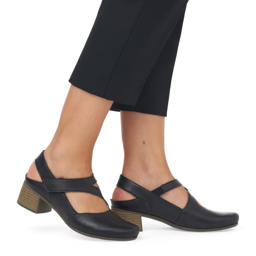 detail Dámské lodičky RIEKER 41697-00 černá S4