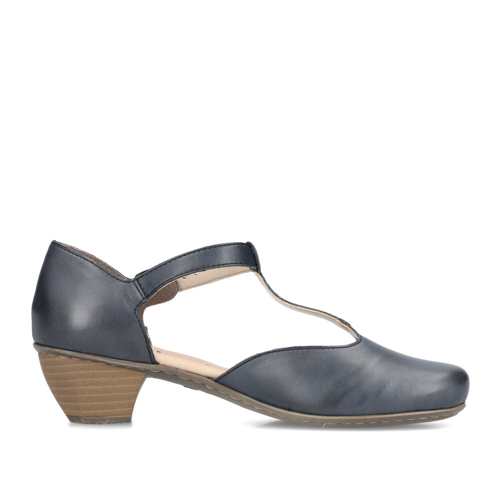 detail Dámské lodičky RIEKER 41787-14 modrá S4