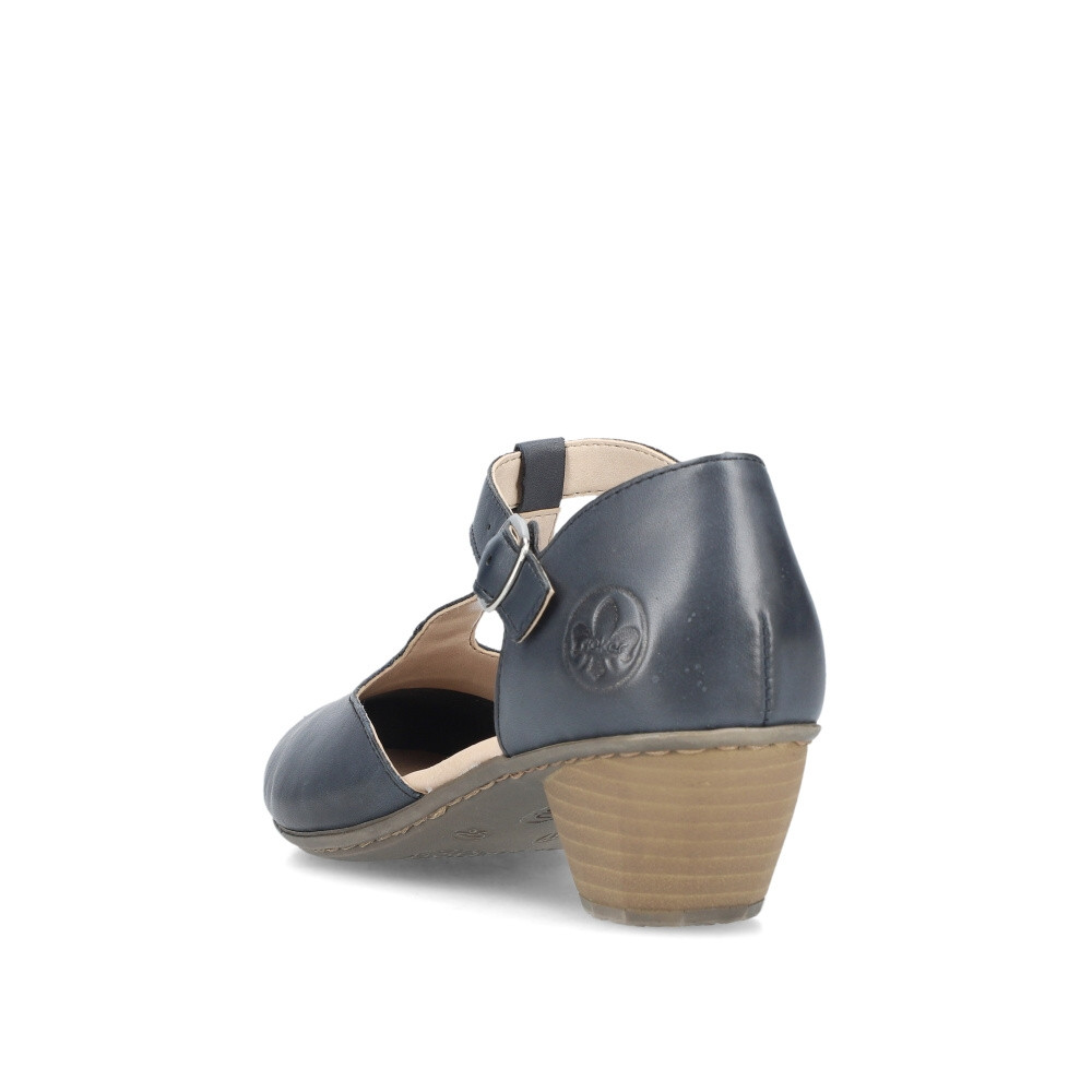 detail Dámské lodičky RIEKER 41787-14 modrá S4