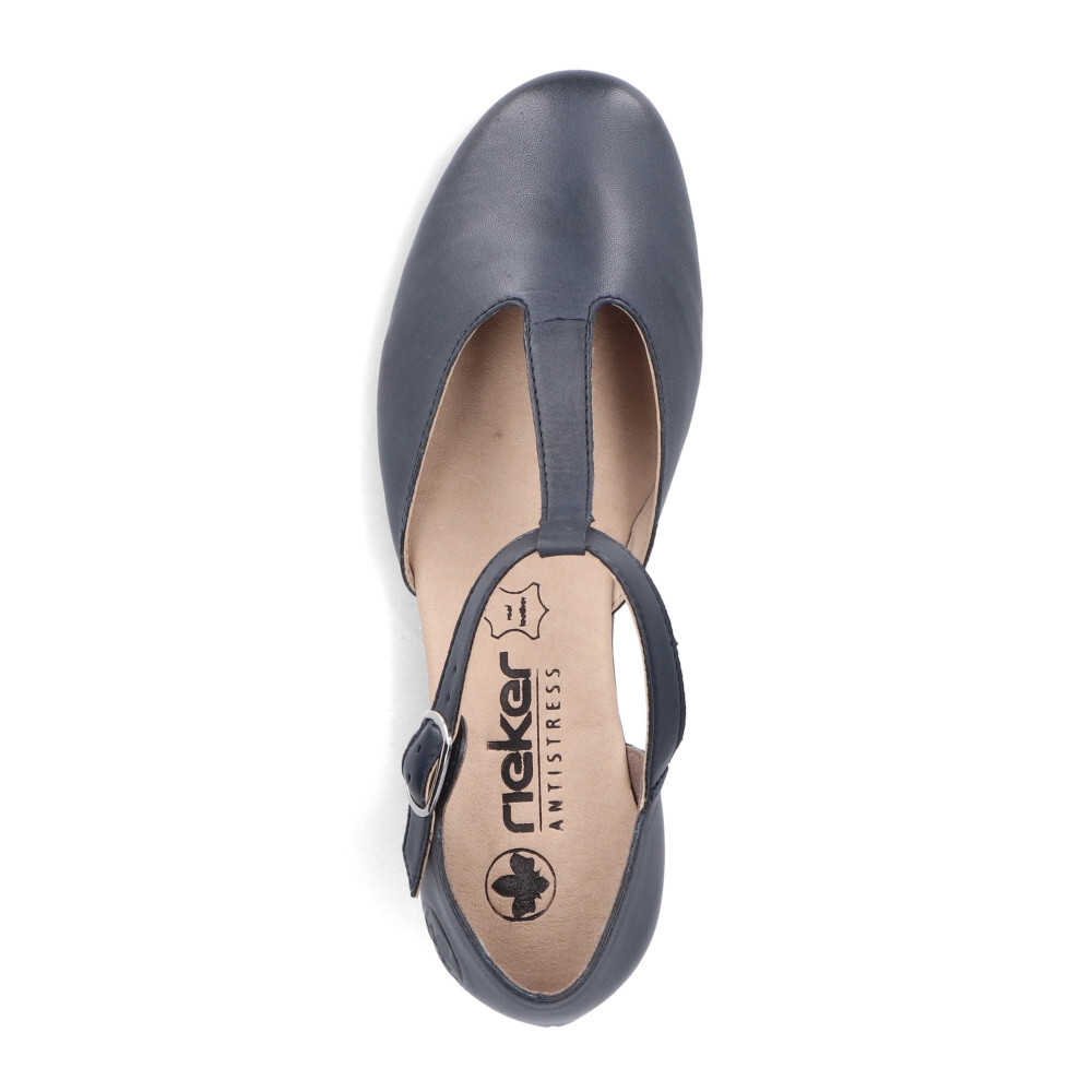 detail Dámské lodičky RIEKER 41787-14 modrá S4