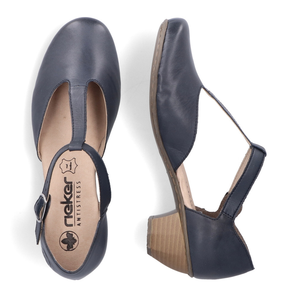 detail Dámské lodičky RIEKER 41787-14 modrá S4